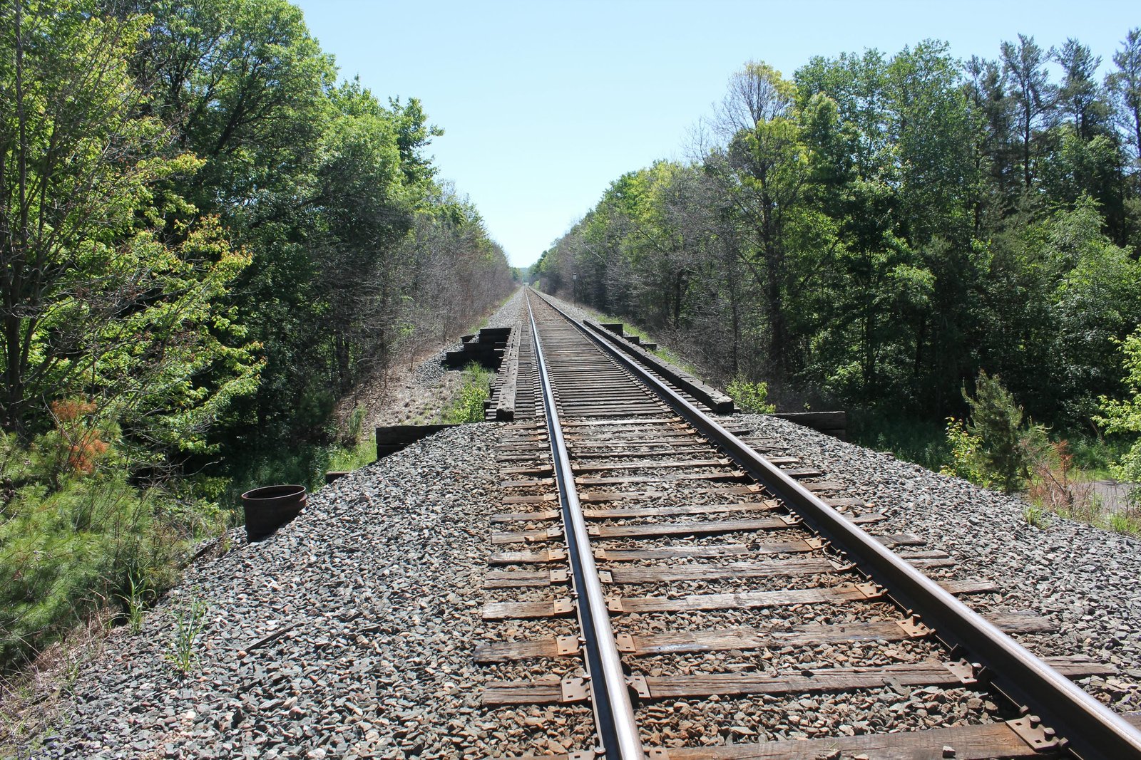 Looking east